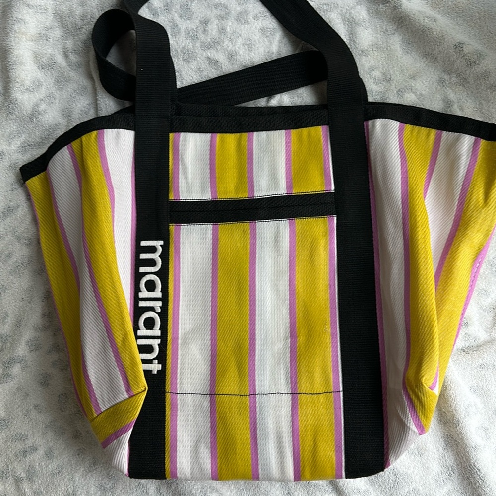 Isabel Marant Chevron Tote
Ecru